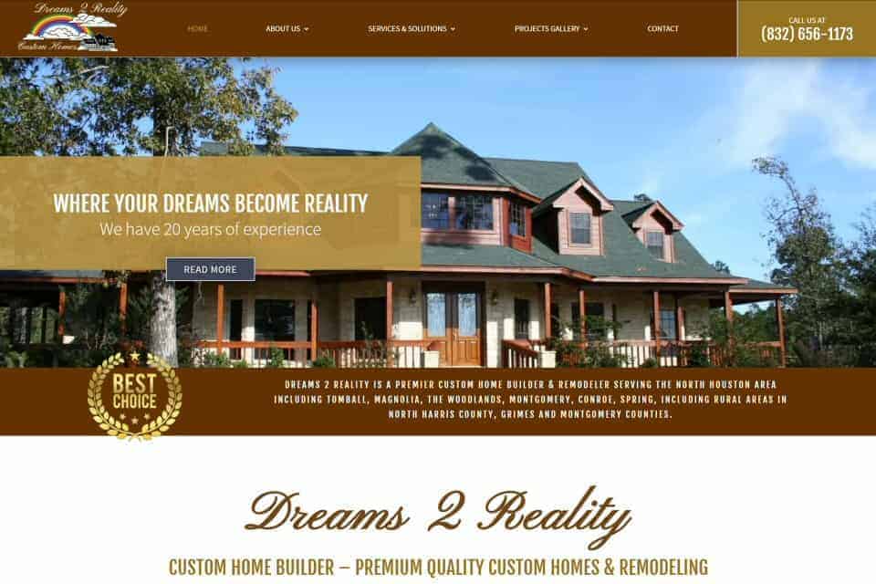 Dreams 2 Reality Custom Homes & Remodeling by Oxydrate